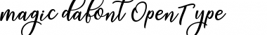 Download magic Regular Font Title Preview