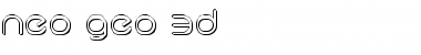 Download neo-geo 3D Font