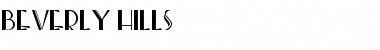 Download Beverly Hills Regular Font Title Preview