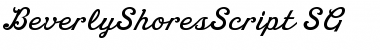 Download BeverlyShoresScript SG Regular Font Title Preview