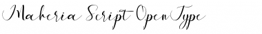 Download Maheria Script Regular Font Title Preview