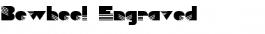 Download Bewheel Engraved Regular Font Title Preview