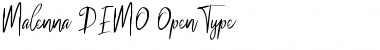 Download Malenna Regular Font Title Preview