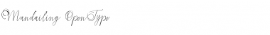 Download Mandailing Regular Font Title Preview