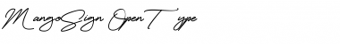 Download MangoSign Regular Font Title Preview