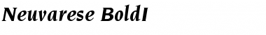 Download Neuvarese-BoldI Regular Font