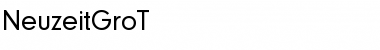 Download NeuzeitGroT Regular Font Title Preview