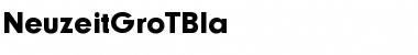 Download NeuzeitGroTBla Regular Font Title Preview