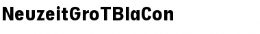Download NeuzeitGroTBlaCon Regular Font Title Preview