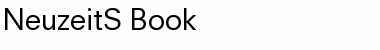 Download NeuzeitS-Book Book Font Title Preview
