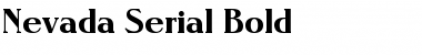 Download Nevada-Serial Bold Font Title Preview