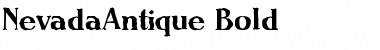 Download NevadaAntique Bold Font Title Preview