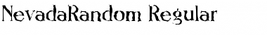 Download NevadaRandom Regular Font Title Preview