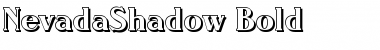 Download NevadaShadow Bold Font Title Preview