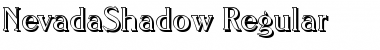 Download NevadaShadow Regular Font Title Preview