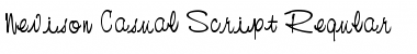Download Nevison Casual Script Regular Font Title Preview