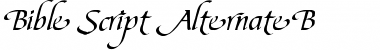 Download Bible Script AlternateB Font Title Preview