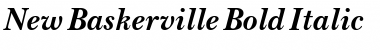 Download New Baskerville Bold Italic Font Title Preview
