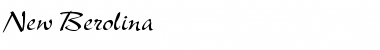 Download New Berolina Regular Font Title Preview