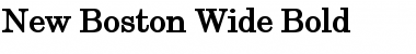 Download New Boston Wide Bold Font Title Preview