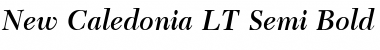 Download NewCaledonia LT SemiBold Italic Font