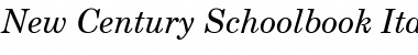 Download New Century Schoolbook Italic Font