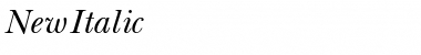 Download New Italic Font Title Preview