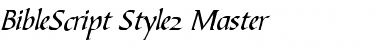 Download BibleScript Style2 Plain Font Title Preview