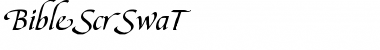 Download BibleScrSwaT Regular Font Title Preview