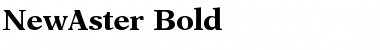 Download NewAster Bold Font