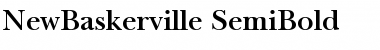 Download NewBaskerville SemiBold Font