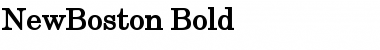 Download NewBoston Bold Font