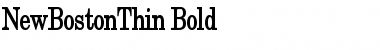 Download NewBostonThin Bold Font