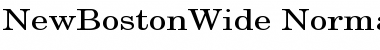 Download NewBostonWide Normal Font