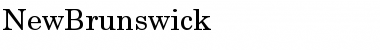 Download NewBrunswick Font