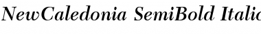 Download NewCaledonia-SemiBold Semi BoldItalic Font