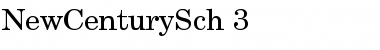 Download NewCenturySch 3 Regular Font