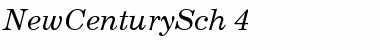Download NewCenturySch 4 Regular Font