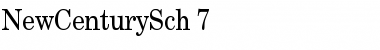 Download NewCenturySch 7 Regular Font