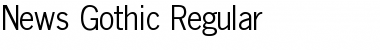 Download News Gothic Regular Font