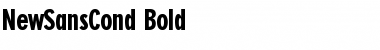 Download NewSansCond Bold Font