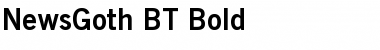 Download NewsGoth BT Bold Font