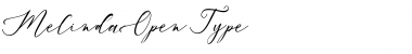 Download Melinda Regular Font Title Preview