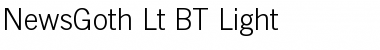 Download NewsGoth Lt BT Font