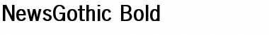 Download NewsGothic Bold Font
