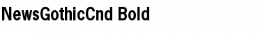 Download NewsGothicCnd Bold Font