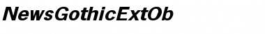 Download NewsGothicExtOb Regular Font