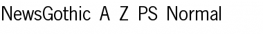 Download NewsGothic_A.Z_PS Normal Font