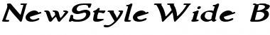 Download NewStyleWide BoldItalic Font