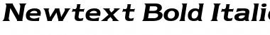 Download Newtext Bold Italic Font
